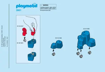 Bauanleitungen Playmobil 3951-A - Wrack (1)