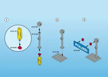 Bauanleitungen Playmobil 3954-A - Polizeizentrale (2)