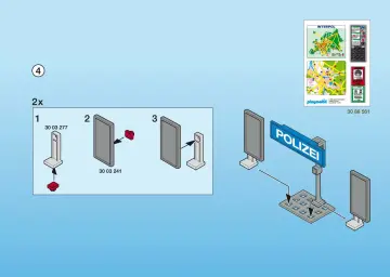 Bauanleitungen Playmobil 3954-A - Polizeizentrale (3)