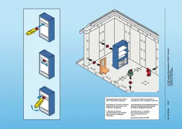 Notices de montage Playmobil 3957-A - Poste de police / brigade (8)