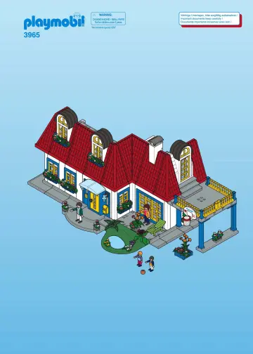 Notices de montage Playmobil 3965-A - Maison contemporaine (1)