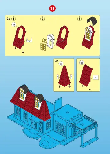 Bauanleitungen Playmobil 3965-A - Einfamilienhaus (12)