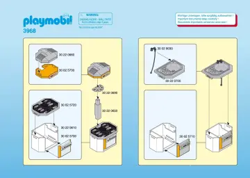 Notices de montage Playmobil 3968-A - Cuisine contemporaine (1)