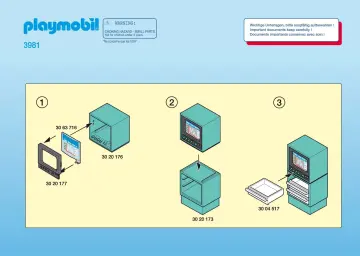 Bauanleitungen Playmobil 3981-A - Operationssaal (1)