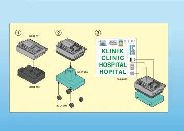Bauanleitungen Playmobil 3981-A - Operationssaal (4)