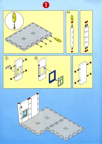 Notices de montage Playmobil 3988-A - Grand bôtiment de ville (2)