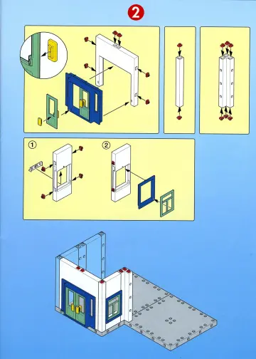 Notices de montage Playmobil 3988-A - Grand bôtiment de ville (3)