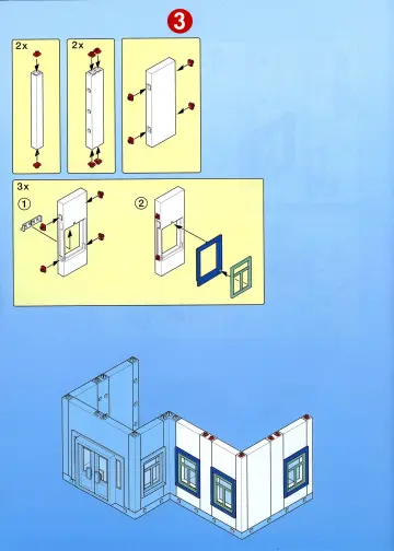 Notices de montage Playmobil 3988-A - Grand bôtiment de ville (4)