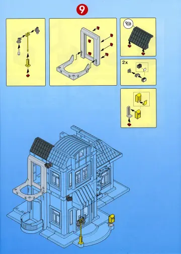 Notices de montage Playmobil 3988-A - Grand bôtiment de ville (10)