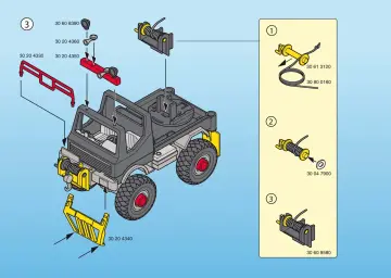 Notices de montage Playmobil 3994-A - Camion 4x4 de dépannage (4)