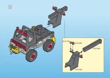 Notices de montage Playmobil 3994-A - Camion 4x4 de dépannage (5)