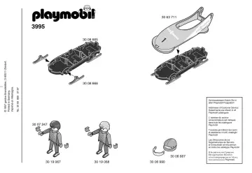 Bauanleitungen Playmobil 3995-A - Zweierbob Viessmann (1)