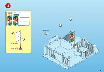 Bauanleitungen Playmobil 4009-A - SuperSet Zoo-Pflegestation (4)