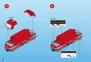 Bauanleitungen Playmobil 4010-A - RC-Güterzug mit Licht (8)