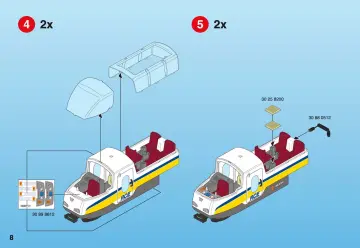 Notices de montage Playmobil 4011-A - Voyageurs / train radiocommandé (8)