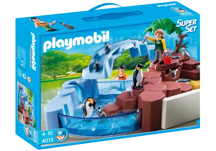 Playmobil 4013-A - SuperSet Pinguinbecken - BOX