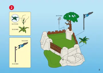 Bauanleitungen Playmobil 4014-A - SuperSet Ritterbastion (3)