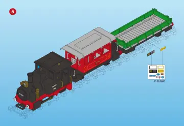 Notices de montage Playmobil 4017-A - Train à vapeur RadioCommandé (6)