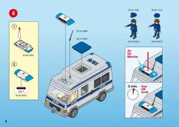 Bauanleitungen Playmobil 4022-A - Mannschaftswagen (4)