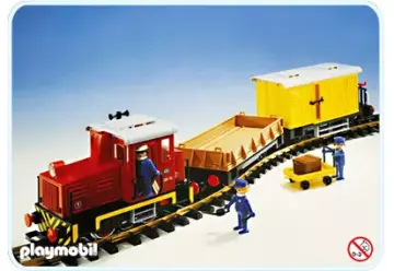 Playmobil 4025-A - Set Güterzug mit Diesellok