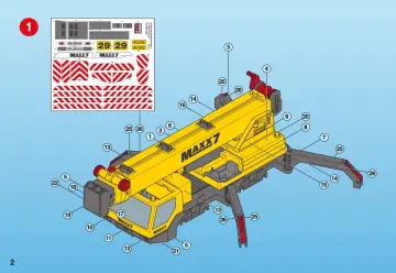 Notices de montage Playmobil 4036-A - Grue mobile géante (2)