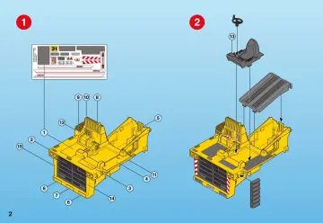 Notices de montage Playmobil 4037-A - Tombereau géant (2)