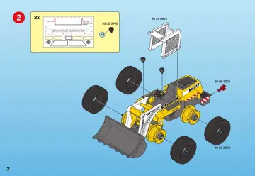 Bauanleitungen Playmobil 4038-A - Großradlader (2)