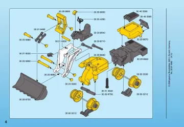 Bauanleitungen Playmobil 4038-A - Großradlader (4)