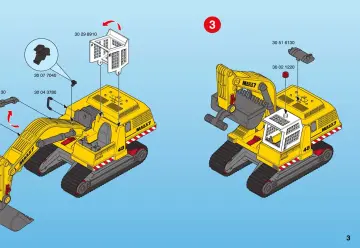 Notices de montage Playmobil 4039-A - Excavateur géant (3)