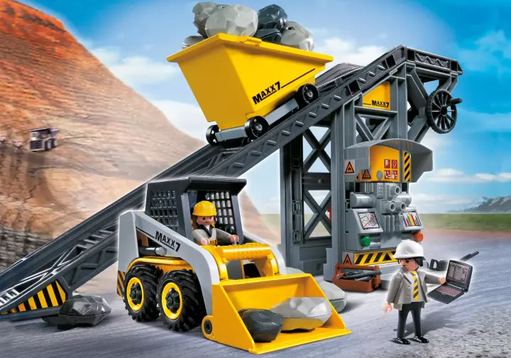 Playmobil 4041 - Conveyor Belt with Mini Excavator