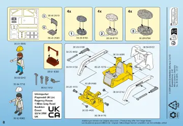 Manual de instruções Playmobil 4041 - Tapete de Transporte com Miniescavadora (8)