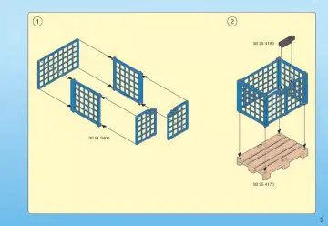 Notices de montage Playmobil 4043-A - Atelier de chantier transportable (3)