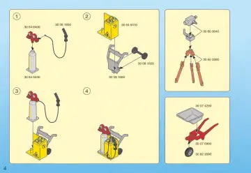 Notices de montage Playmobil 4043-A - Atelier de chantier transportable (4)