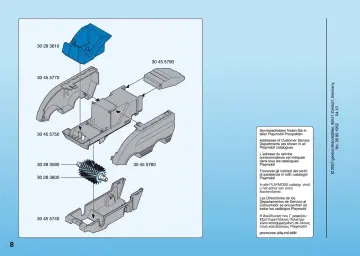 Notices de montage Playmobil 4045-A - Agent avec balayeuse aspiratrice (8)