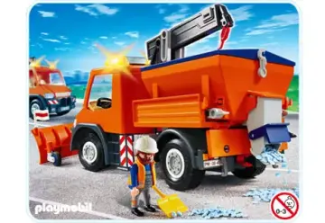 Playmobil - 4047 Ouvriers avec marteau piqueur enfant - DECOTOYS