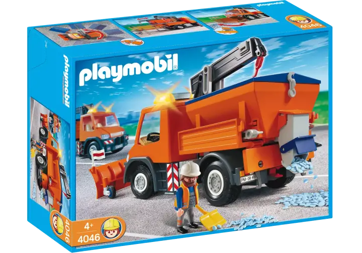 Playmobil 4046-A - Straßenmeisterei-Fahrzeug - BOX