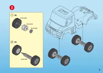 Bauanleitungen Playmobil 4046-A - Straßenmeisterei-Fahrzeug (3)