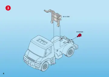 Bauanleitungen Playmobil 4046-A - Straßenmeisterei-Fahrzeug (4)