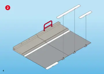 Bauanleitungen Playmobil 4048-A - Straßenwalze mit Asphaltplatte (4)
