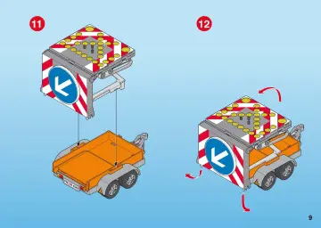 Notices de montage Playmobil 4049-A - Agent routier et signalisation lumineuse (9)