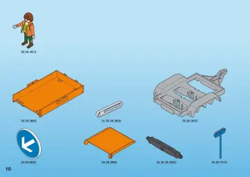 Notices de montage Playmobil 4049-A - Agent routier et signalisation lumineuse (10)