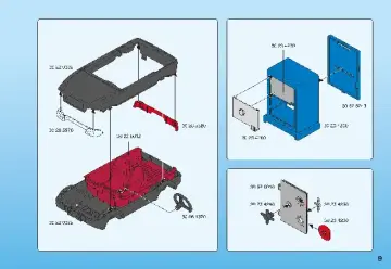 Οδηγίες συναρμολόγησης Playmobil 4059 - Ληστής και όχημα διαφυγής (9)