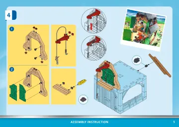 Οδηγίες συναρμολόγησης Playmobil 4066 - Αγρόκτημα και τρακτέρ (5)