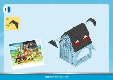 Οδηγίες συναρμολόγησης Playmobil 4066 - Αγρόκτημα και τρακτέρ (7)