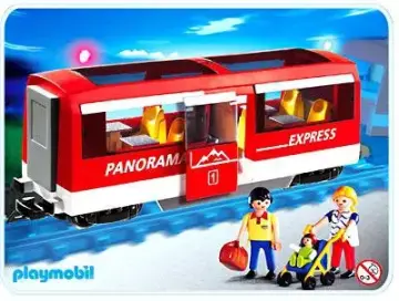 Playmobil 4124-A - Voyageurs / wagon