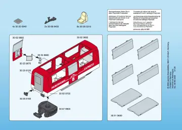 Notices de montage Playmobil 4124-A - Voyageurs / wagon (4)