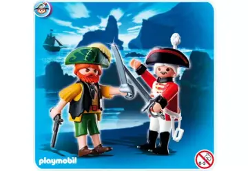 Playmobil 4127-A - Duo Pack Pirat und Rotrock