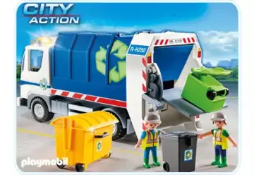 Playmobil 4129-A - Recycling-Fahrzeug mit Blinklicht