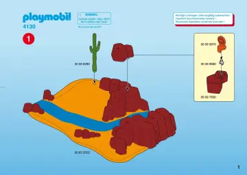 Bauanleitungen Playmobil 4130-A - SuperSet Western (1)