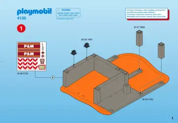 Notices de montage Playmobil 4135-A - Superset Aire de stockage chantier (1)